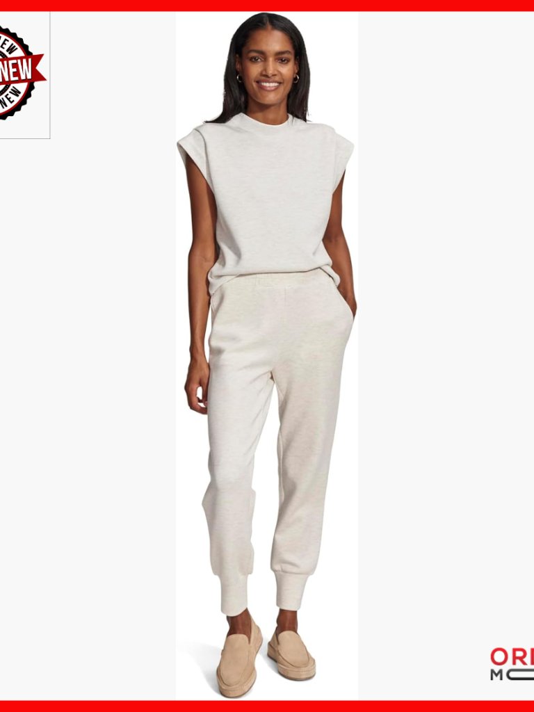 Slim Cuff Pants 25, Elastic Waist, Viscose Blend, Casual Comfort